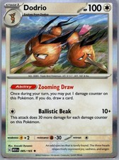 Pokemon Dodrio (Cosmos Holo) Prize Pack Serie Carte 085/165 Holofoil Near Mint