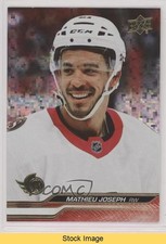 2023-24 Upper Deck Series 1 Speckled Foil Mathieu Joseph #129 READ 0v8d