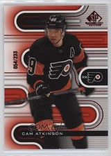 2022-23 Upper Deck SP Game Used Red 54/233 Cam Atkinson #28 gz3
