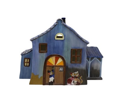 Goebel Figur Rosina Haus Casa Azzuro 13 x 16 cm 1 Wahl. Top Zustand