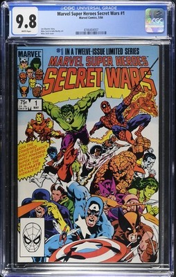 MARVEL SUPER HEROES SECRET WARS #1 CGC 9.8 Marvel (1984) MINT CASE!