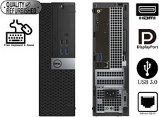 Dell OptiPlex 3040 SFF Desktop i5-6500 8GB DDR3 256GB SSD Keyboard  Mouse