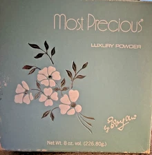 Evyan Most Precious Luxury Dusting Powder-Large 8 oz-NIB-Paper Sealed
