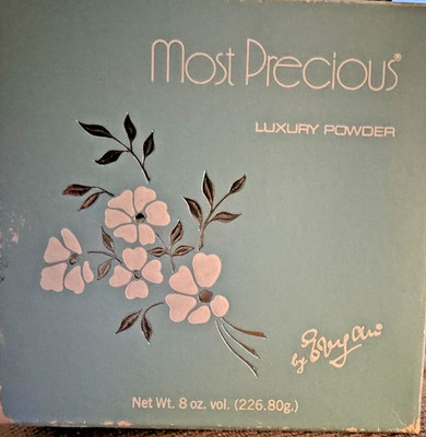Evyan Most Precious Luxury Dusting Powder-Large 8 oz-NIB-Paper Sealed