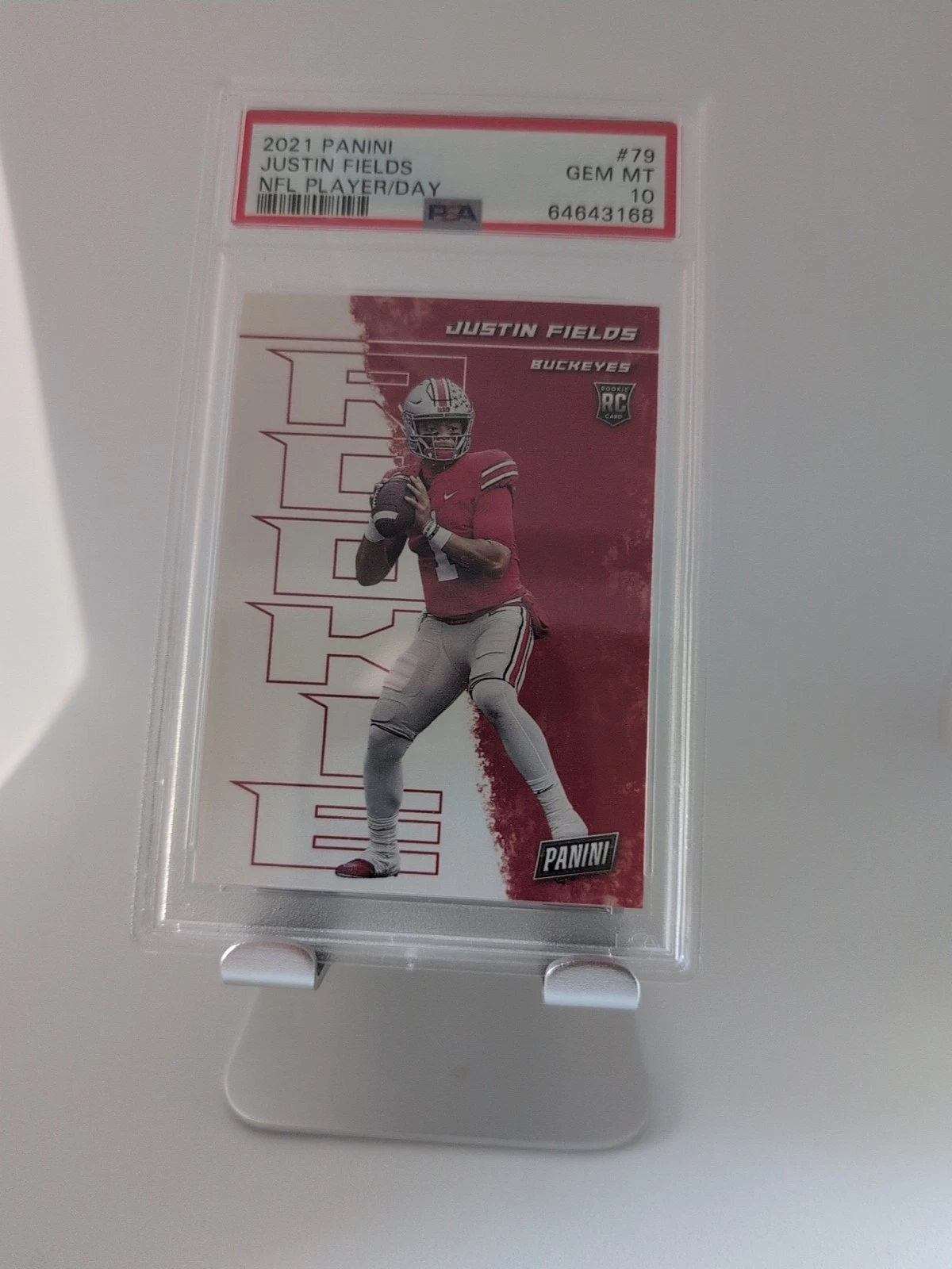 Justin Fields Panini NFL Player of the Day #79 Base