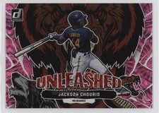 2023 Panini Donruss Unleashed Pink Fireworks Jackson Chourio #U16 3e5