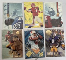 6 Singles-Rookies/ Short Prints And/or Serialized Football/Baseball/Basketball