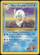 MISTY'S DEWGONG 54/132 UNCOMMON GYM CHALLENGE POKEMON UNLIMITED LIGHTLY PLAYED on eBay