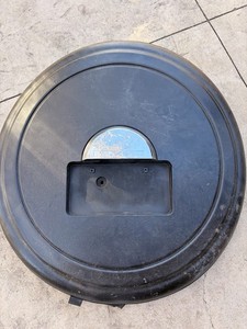 H2 Spare Tire Cover With Chrome Light Cover