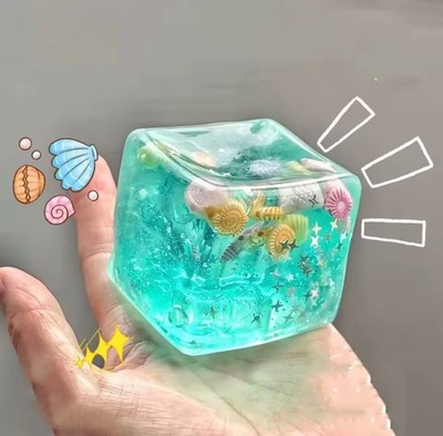 Adults Squishy Ocean Blocks Stress Balls Autism Sensory Toys Stress Relief