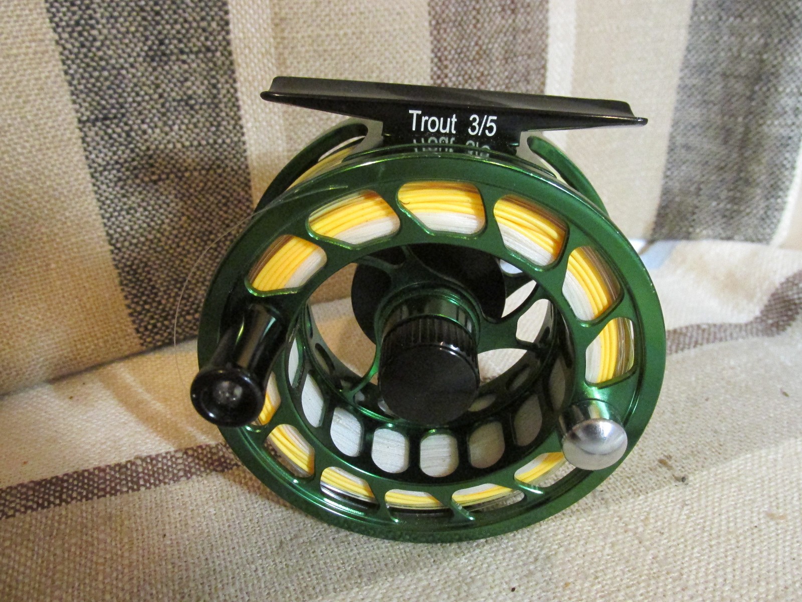 Allen Trout,Size 3/5 Fly Fishing Reel,With fishing Line,Back