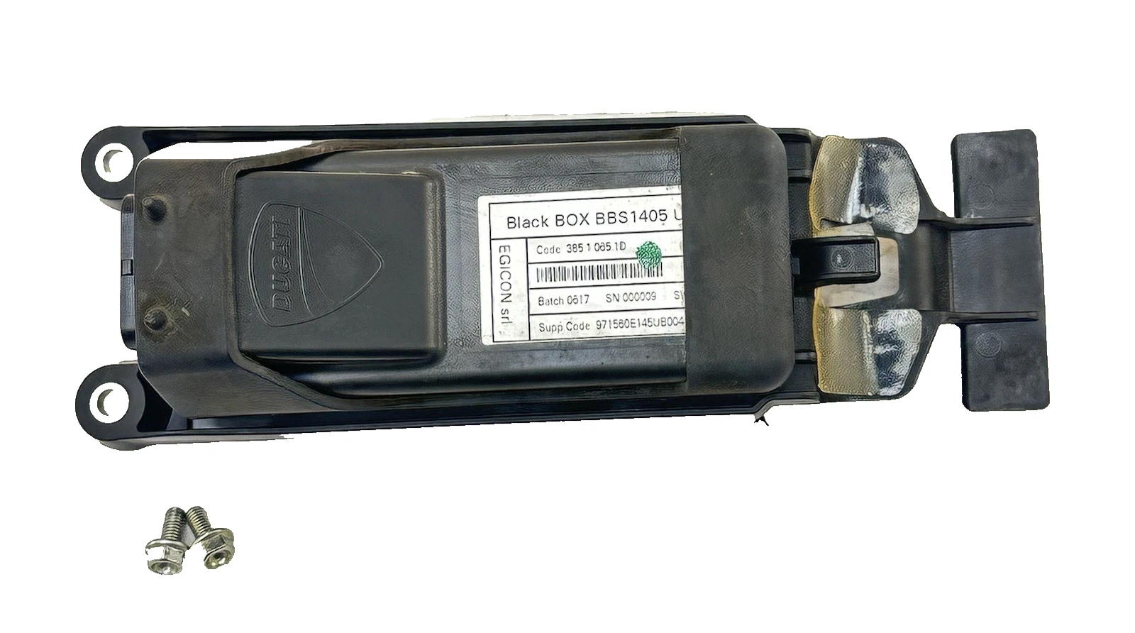 2016 - 2019 DUCATI 959 PANIGALE BLACK BOX COMPUTER MOUNT BRACKET BOLTS STOCK OEM