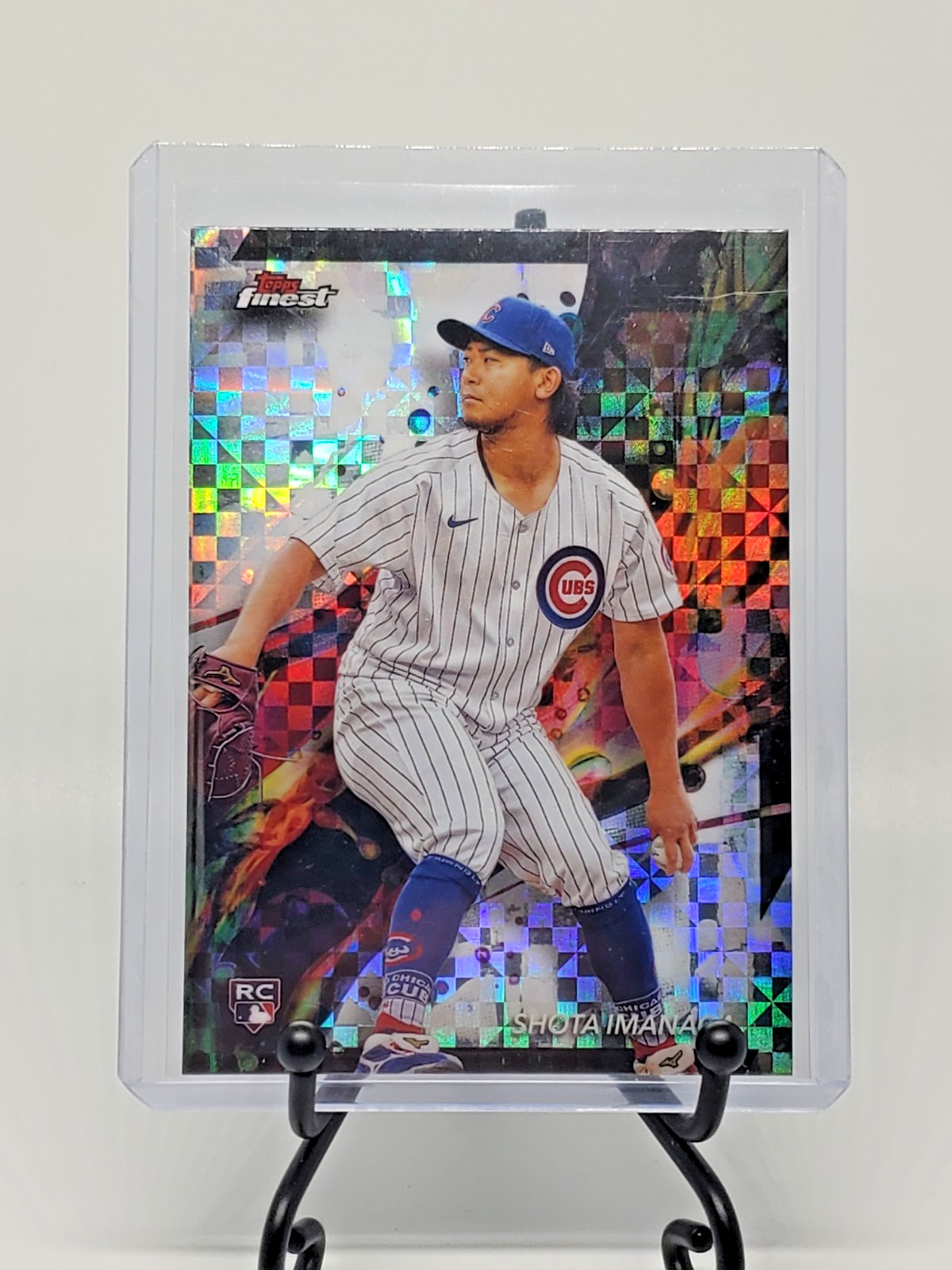 Shota Imanaga RC 2024 Finest Checkerboard Refractors #45 Common CUBS