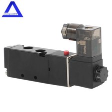 1/8"NPT Solenoid Valve 12V Single Coil Pilot-Operated Electric 2 Position 5 Way