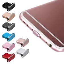 for iPhone 14 13 12 11 XS - Charging Port Anti Dust Plug Cover - Cleaning Brush