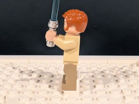 LEGO Star Wars Obi-Wan Kenobi W/ Headset SW0704 Minifigure From Set 75135