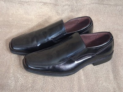 Freeman Mens Slip-On Loafer Dress Shoes Black Size 10 Business Shoes
