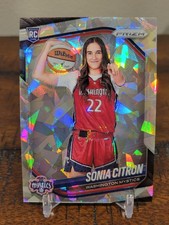 2025 Panini Prizm WNBA Sonia Citron Cracked Ice Image Variation RC Mystics