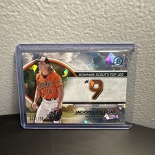 2023 Bowman Chrome Jackson Holliday Scouts Top 100 Atomic /150 Orioles