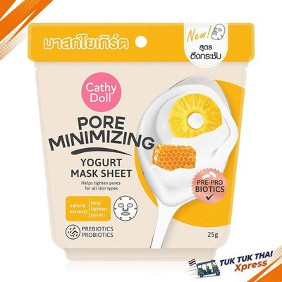 Cathy Doll Pore Minimizing Yogurt Mask Sheet 25g | Authentic Thailand Cosmetic