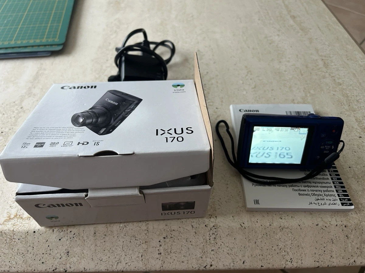 CANON IXUS 185 Appareil Photo Numerique Full Hd 20Mp En Boîte Couleur Noir Tbe ! EUR 129,95 - FR