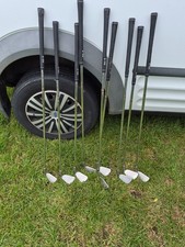collection of left hand ping eye 2 golf clubs