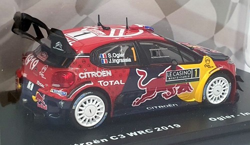 Altaya 1/43 Scale AL6225A - Citroen C3 WRC 2019 #1 Ogier/Ingrassia - Picture 2 of 5