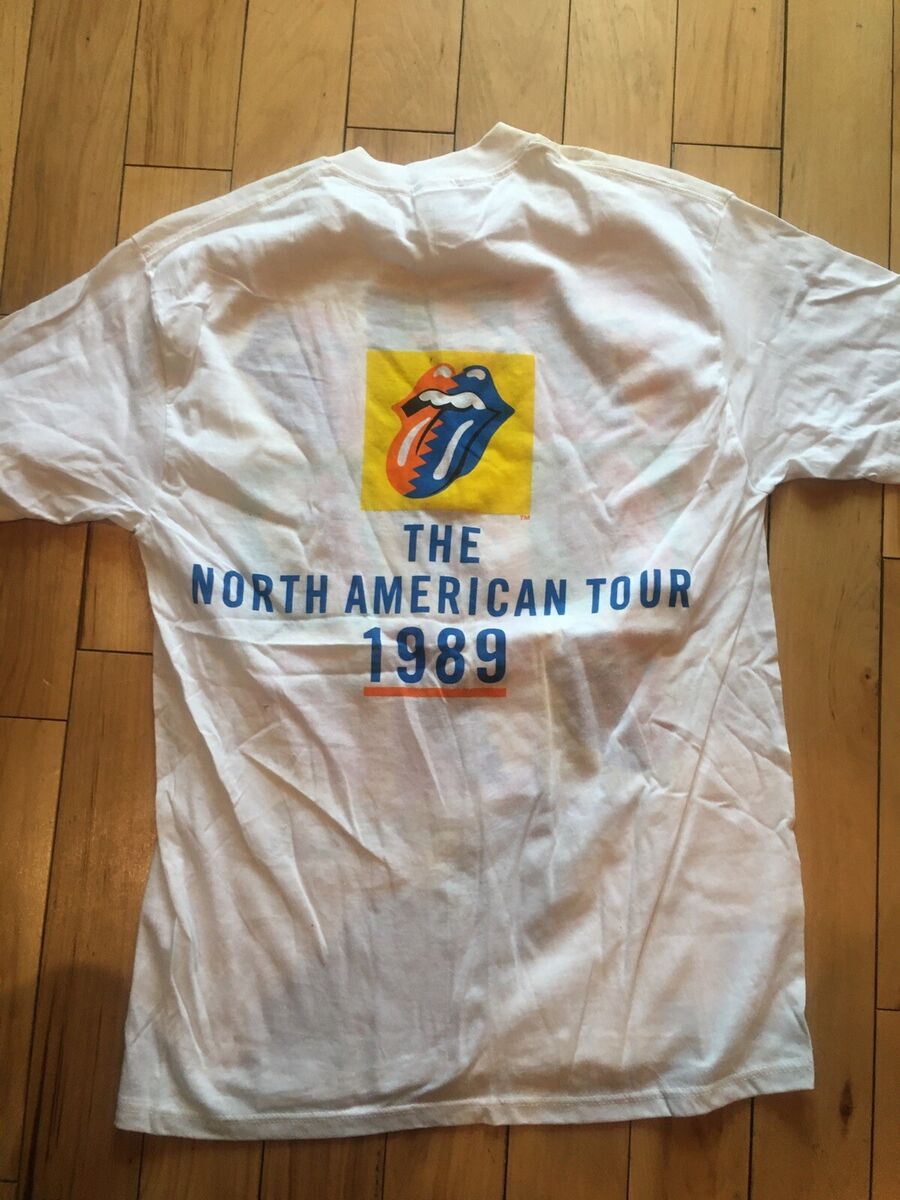 Vintage Rolling Stones 1989 Steel Wheels Tour Shirt Warhol Vintage Rolling Stones 1989 Steel Wheels Tour Shirt Warhol