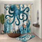 Octopus's Curved Feet- 3D Shower Curtain Polyester Bathroom Decor  Waterproof