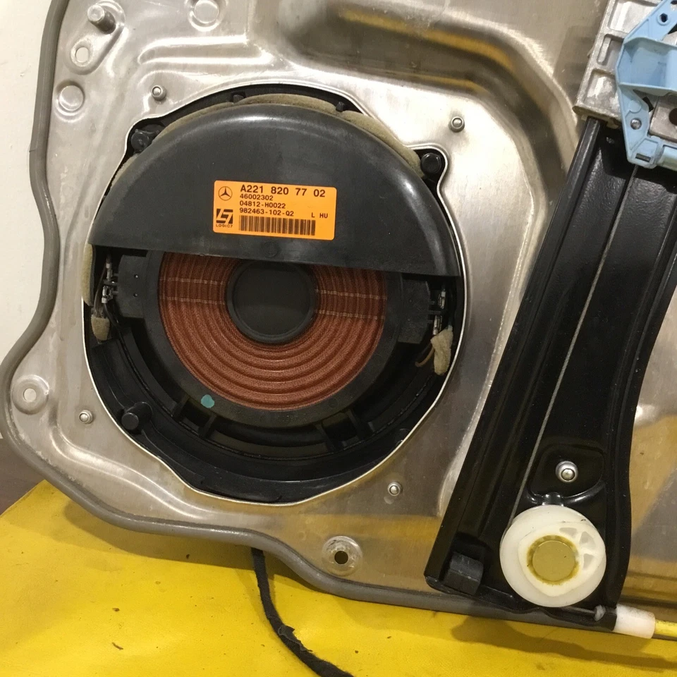 Regulador de puerta delantera izquierda completo Mercedes Benz S400 S550 2007-2013 Foto 2 de 4