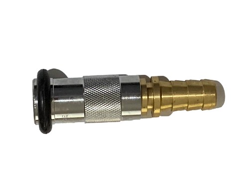 Fire Hose Reel 19mm Brass Nozzle Twist Type with Hose Clamp Jet Fan Spray - Picture 2 of 3
