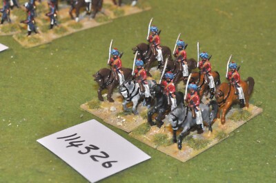 25mm Kolonial / Afghan - Regular Cavalry 8 Feigen Metall - (114326)