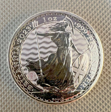 2023 1oz SILVER BRITANNIA QE11 42.17 per troy oz