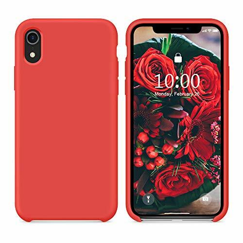 SURPHY Cover iPhone XR Silicone, Custodia iPhone XR Silicone Slim Cover (n0o)