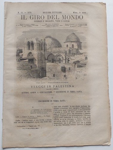 Quindici giorni a Gerusalemme – Escursione in Terra Santa. Treves 1870 - Imagen 6 de 15