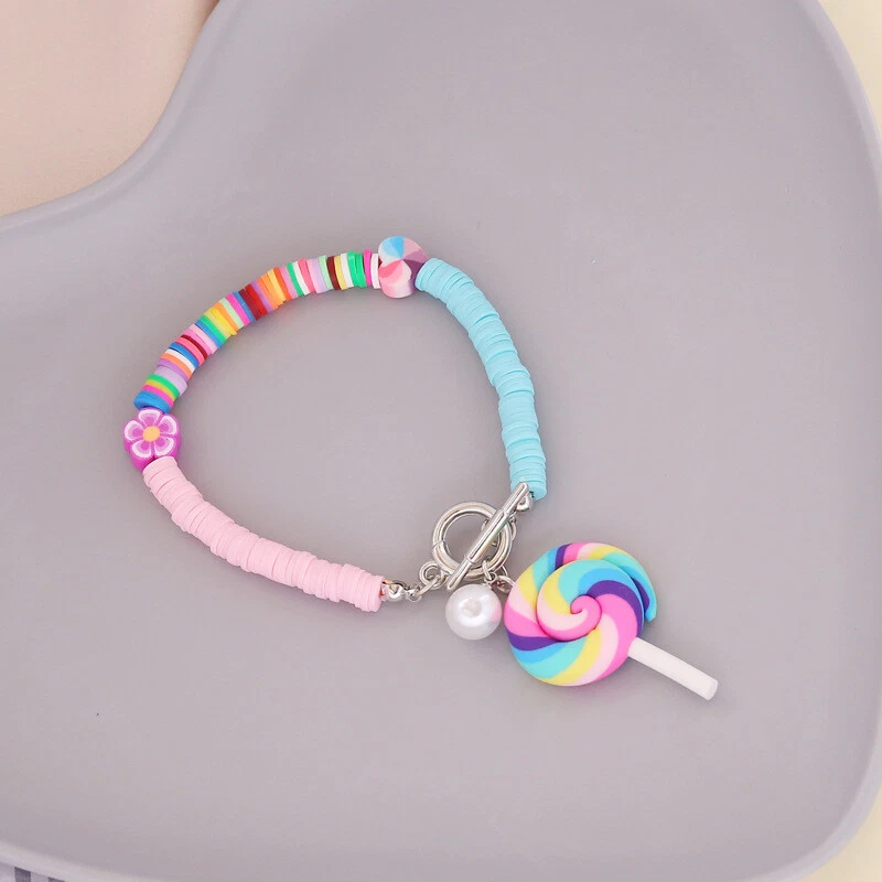 Soft Pottery Lollipop Bracelet eBay