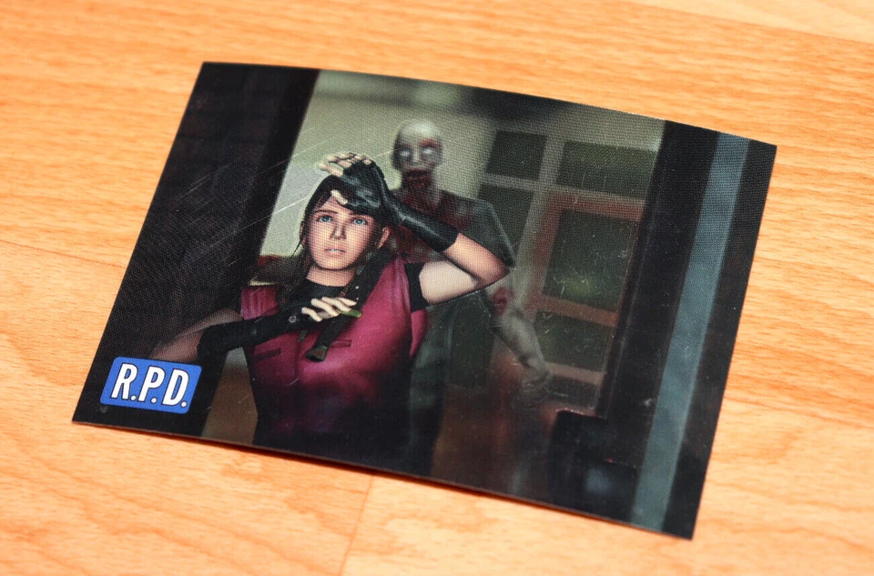 1998 Resident Evil Wildstorm Trading Card Capcom Opening Sequence Claire L09 - Image 4 of 4