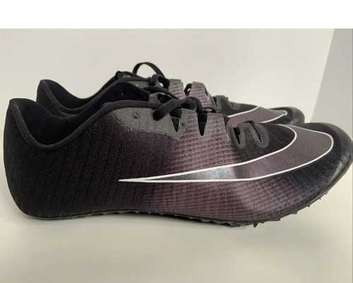 Nike Zoom Ja Fly 3 Black Indigo Track Spikes Sprint Men's 8.5 Women's 9.5