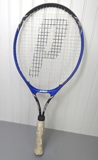 Prince SHARK 25 Tennis Racket Blue 4" Grip, Clean Head Oversize
