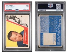 1963 Topps Doug Harvey #47 PSA 7 NM