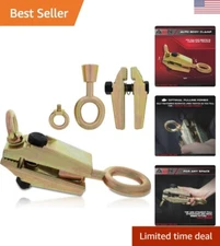 Auto Body Frame Puller - 5T Clamp for Collision Repair - Self-Tightening Jaws