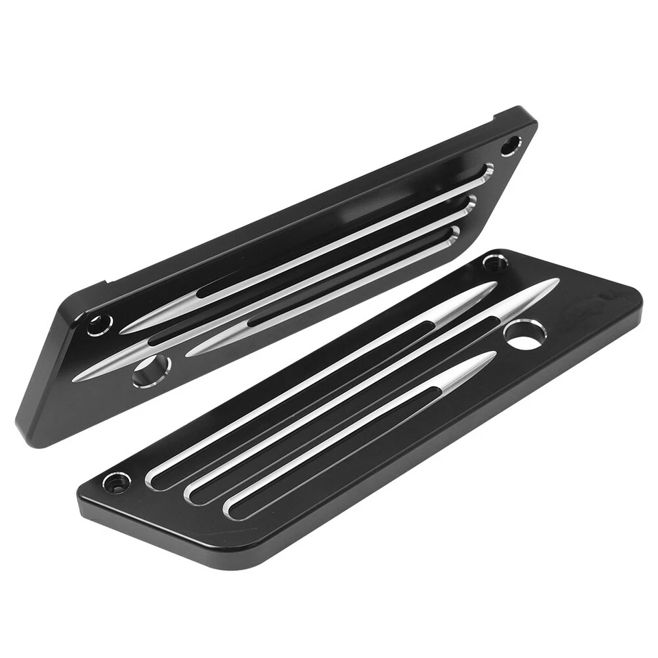 Cubierta de cierre de alforja Billet bolsa dura para Harley Touring Electra Glide 1993-2013 Foto 4 de 4