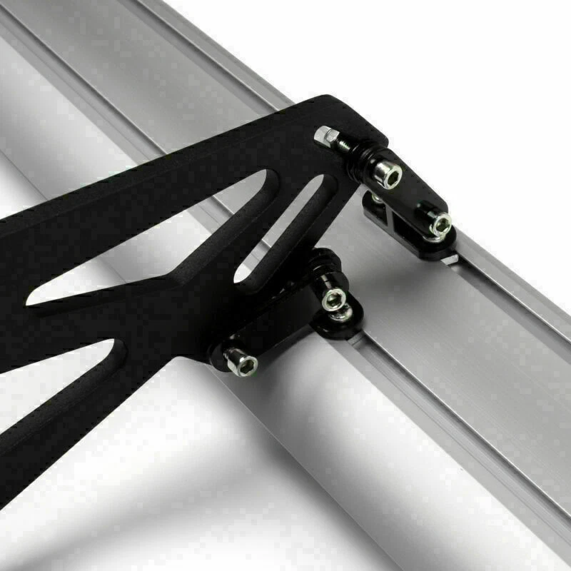 Universal Sedan Aluminum GT Rear Trunk Wing Racing Spoiler Silver .. - Imagem 4 de 4