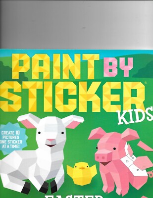 Paint by Sticker Kids: Easter : Create 10 Pictures craft new activity