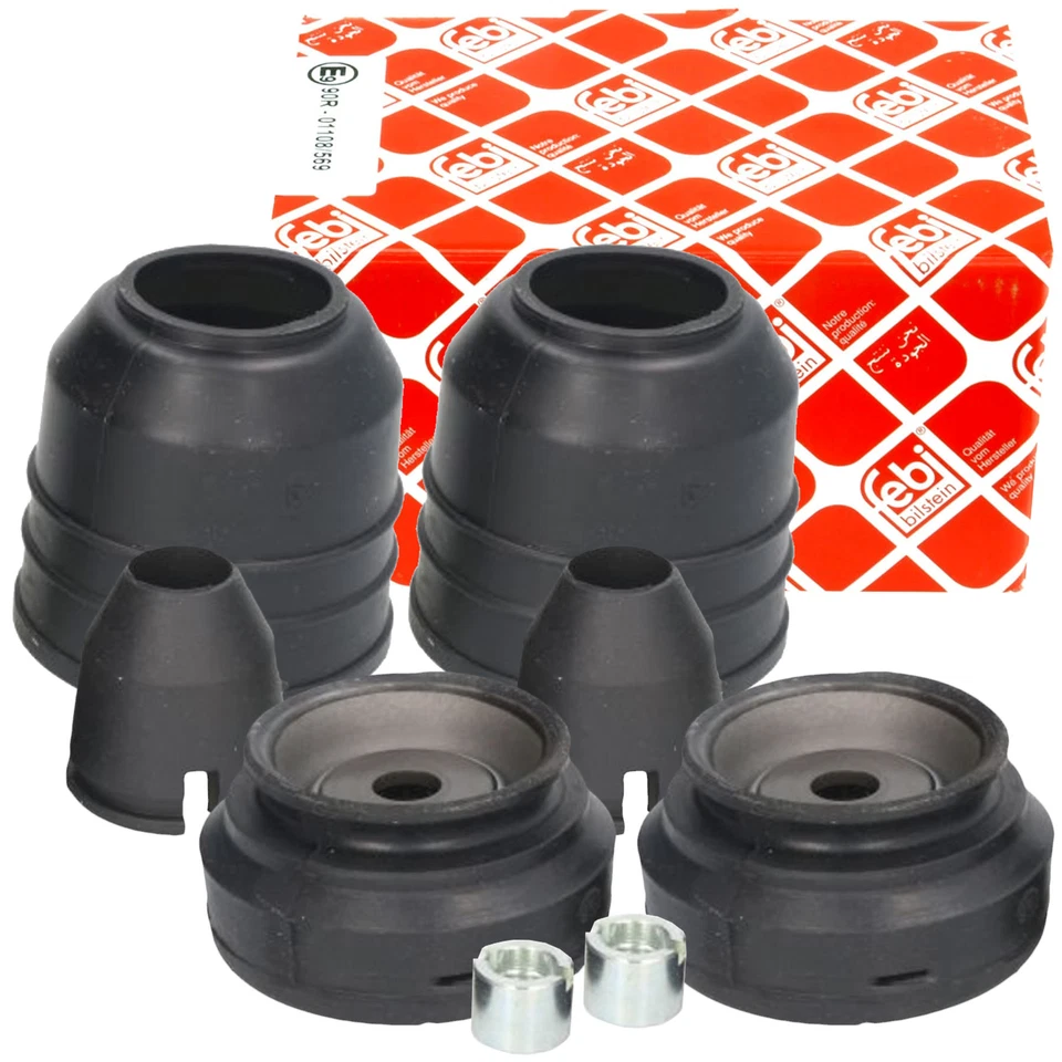 2x FEBI BILSTEIN 05492 Domlager Federbeinlager Vorne für AUDI VW DERBY POLO 0.8