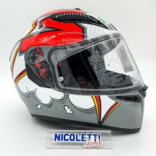 CASCO INTEGRALE AGV K3 BUBBLE GREY WHITE RED