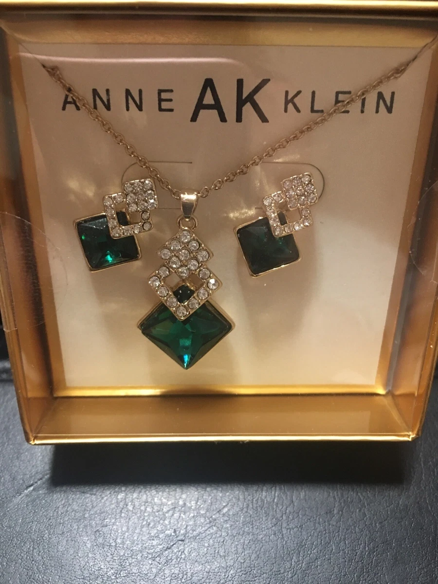 Anne klein necklace and earring set new arrivals