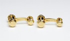 Vintage 1995 TIFFANY & CO Atlas Column Gold Cufflinks 18K Yellow Gold — photo 4