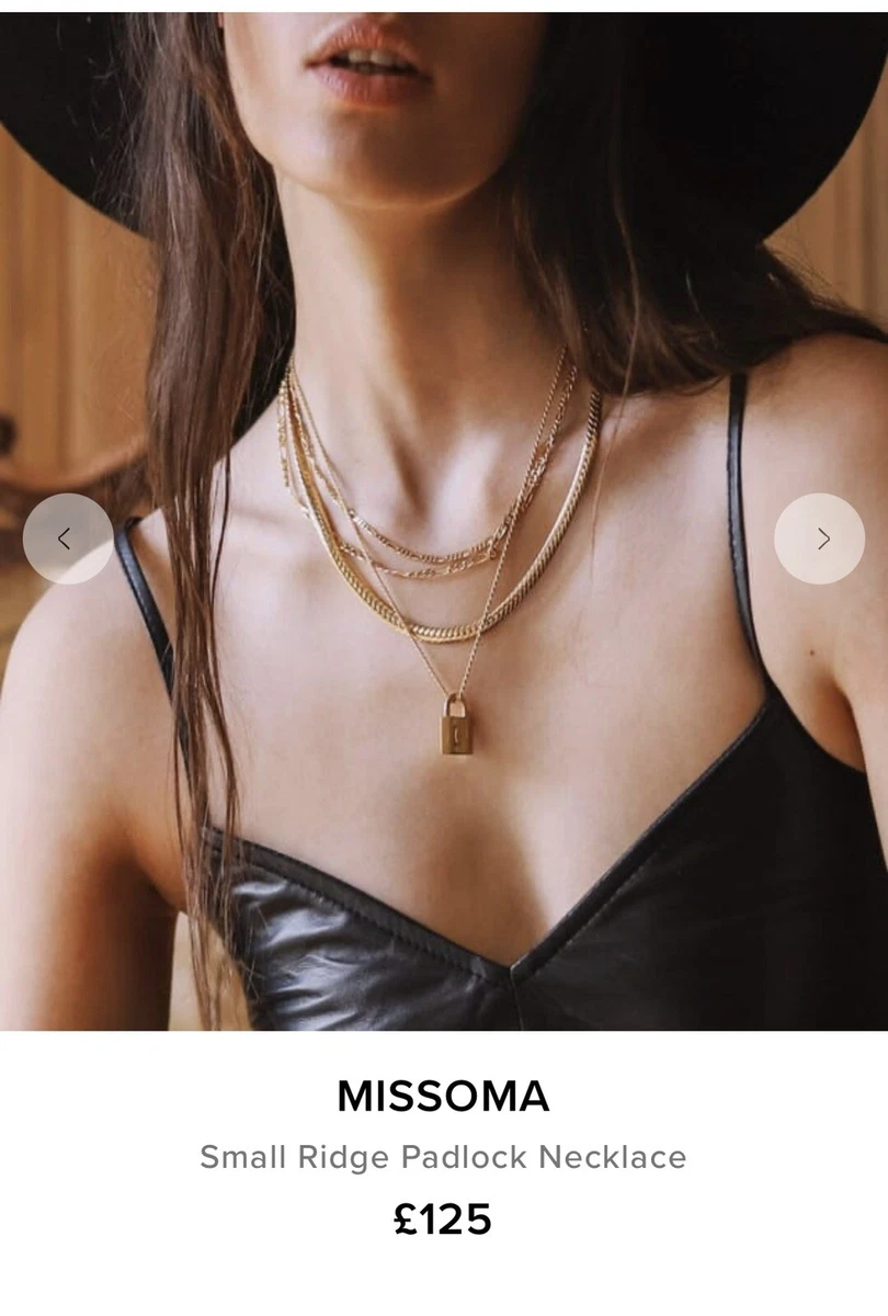 Missoma padlock necklace deals