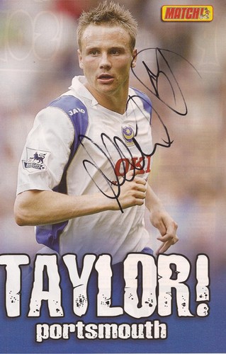 PORTSMOUTH: MATTHEW TAYLOR SIGNED A4 (12x8) MAGAZINE PICTURE+COA - 第 1/1 張圖片